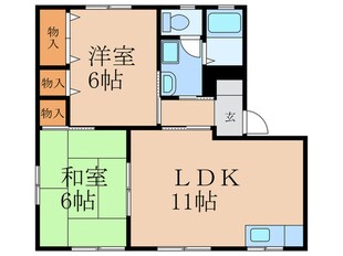 ディアス東畑の物件間取画像